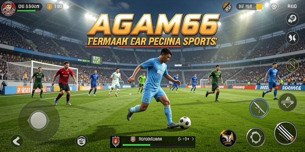 Tampilan gameplay AGAM66 yang seru dan dinamis.
