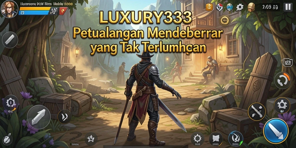 Screenshot gameplay LUXURY333 yang menunjukkan dunia petualangan penuh tantangan.