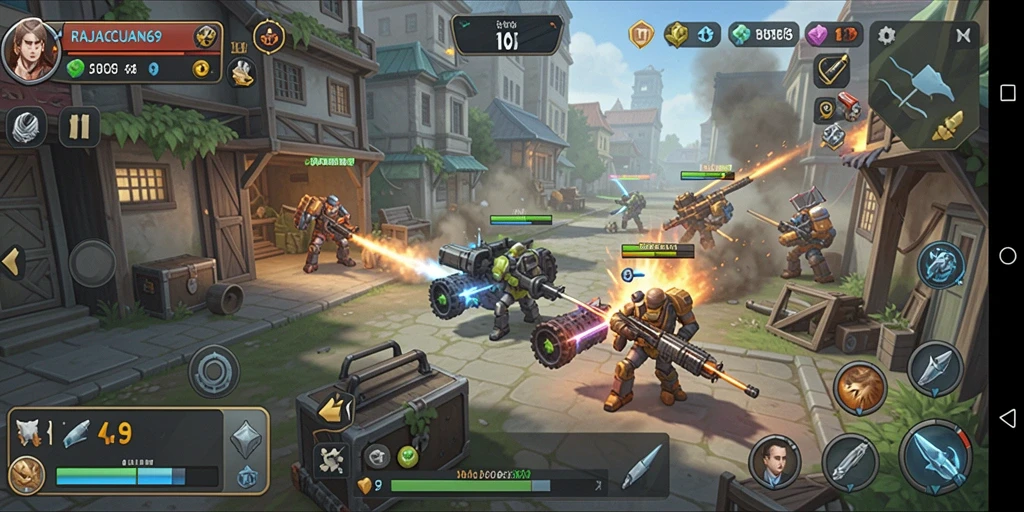 Tampilan gameplay menegangkan dan strategis di RAJACUAN69.
